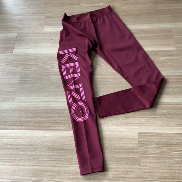 COPY - Kenzo Paris burgundy size small yoga pants leggings - Picture 10 of 11